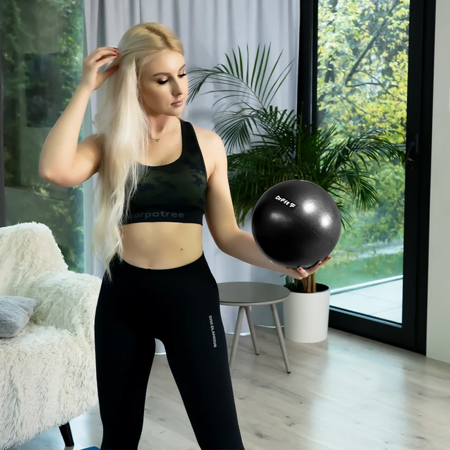 DrFit piłka do ćwiczeń i rehabilitacji ø 25 czarna