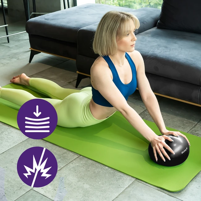 DrFit piłka do ćwiczeń i rehabilitacji ø 25 czarna