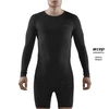 Męska koszulka sportowa z długim rękawem CEP Cold Weather Base czarna