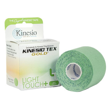 Kinesio Tex Gold Light Touch+ hipoalergiczna do wrażliwej skóry 5 cm x 5 m zielona