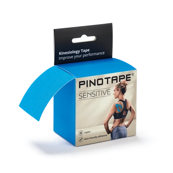 Pinotape Sport Sensitive 5cm x 5m dla wrażliwej skóry - niebieski