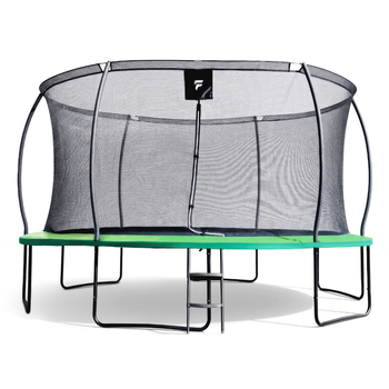 Trampolina ogrodowa dla dzieci 14 FT / 427 cm Kangaroo PRO DrFit z siatką i drabinką